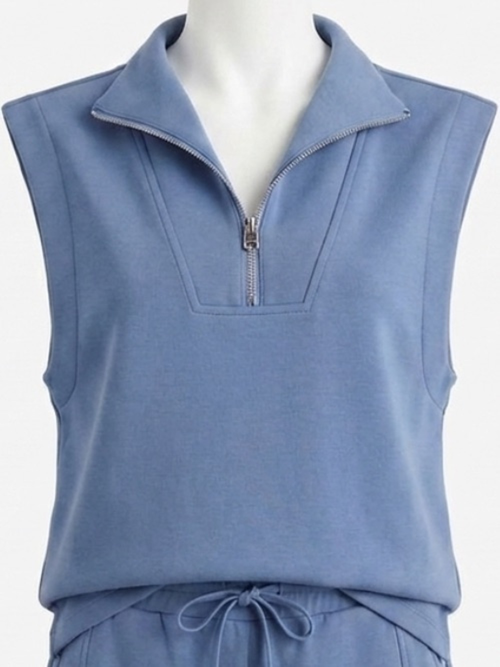 VARLEY Women’s Magnolia Half Zip In Coronet Blue Size Small Shirt Top Like New